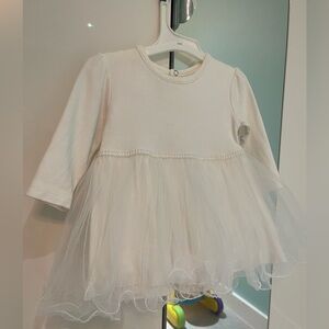 White Tulle Baby Dress